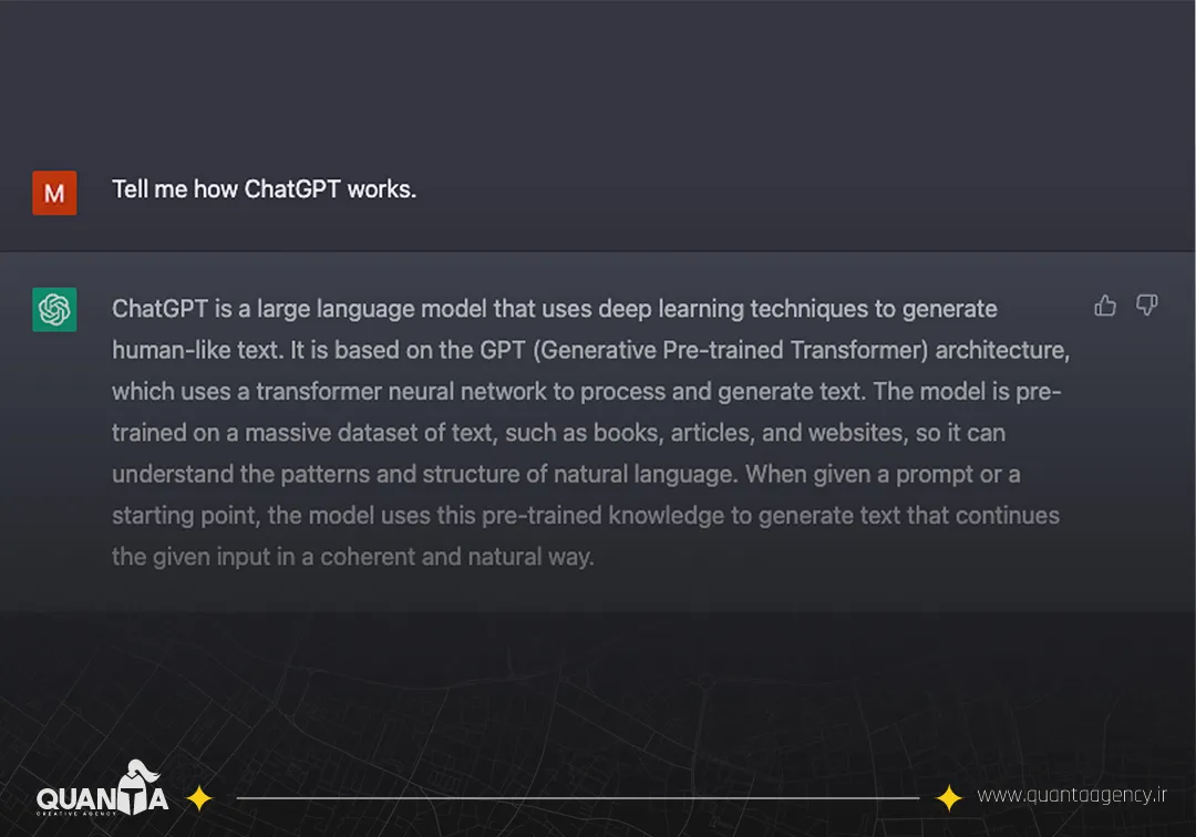 چت جی پی تی یکی از ابزارهایی است که برای تولید محتوا با هوش مصنوعی استفاده می شود